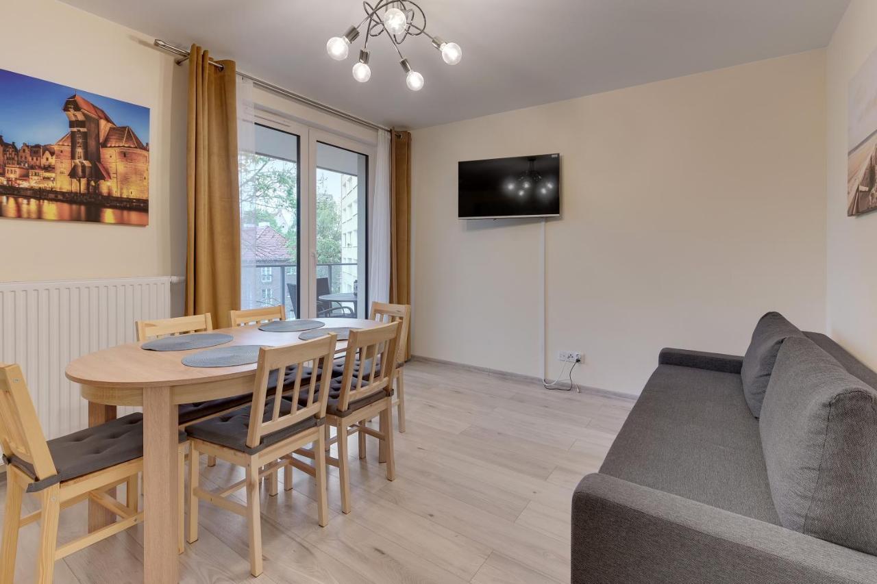 Gdansk Centrum - Apartament 3 - Pokojowy Z Duzym Tarasem Екстериор снимка