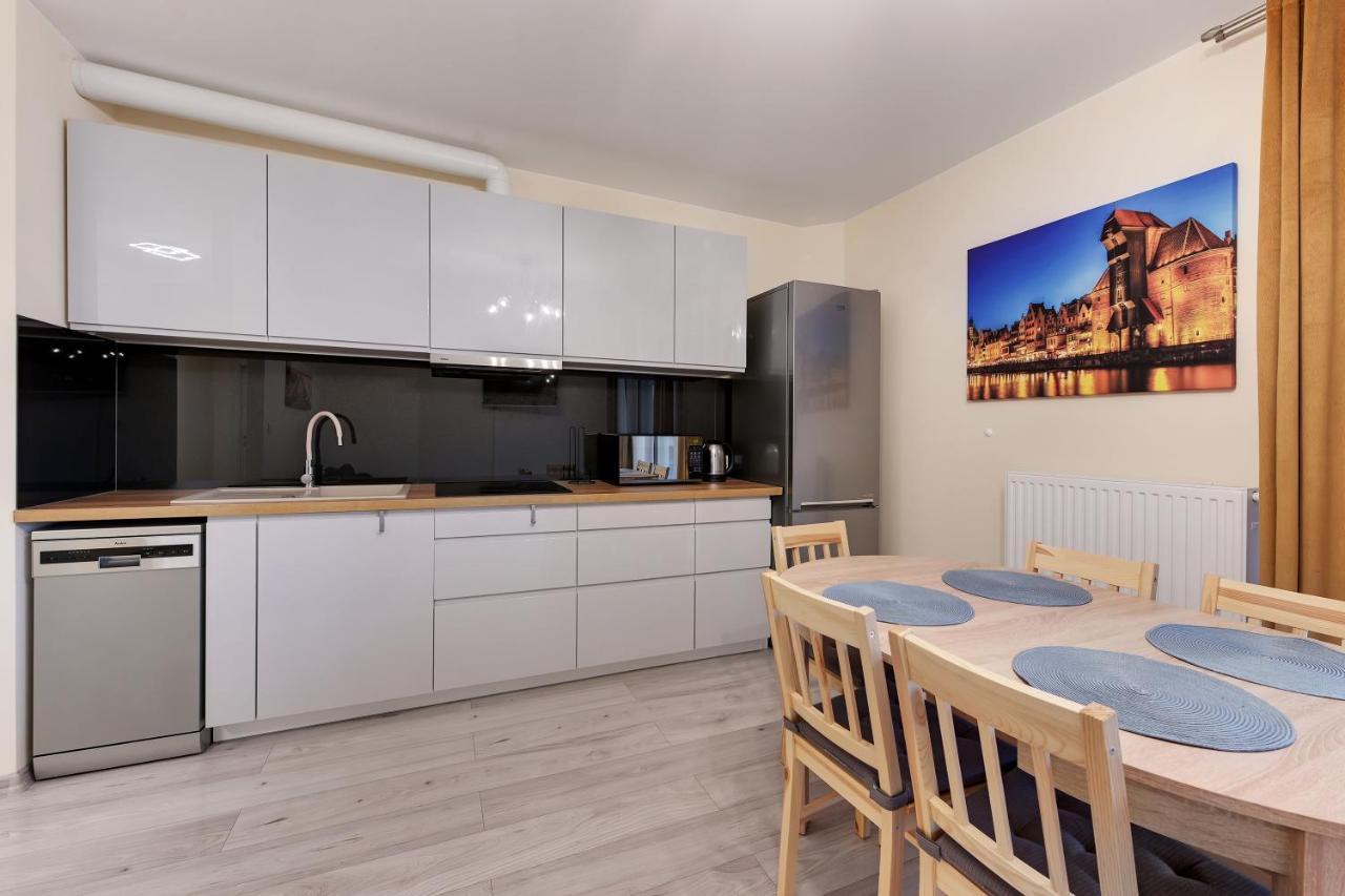 Gdansk Centrum - Apartament 3 - Pokojowy Z Duzym Tarasem Екстериор снимка