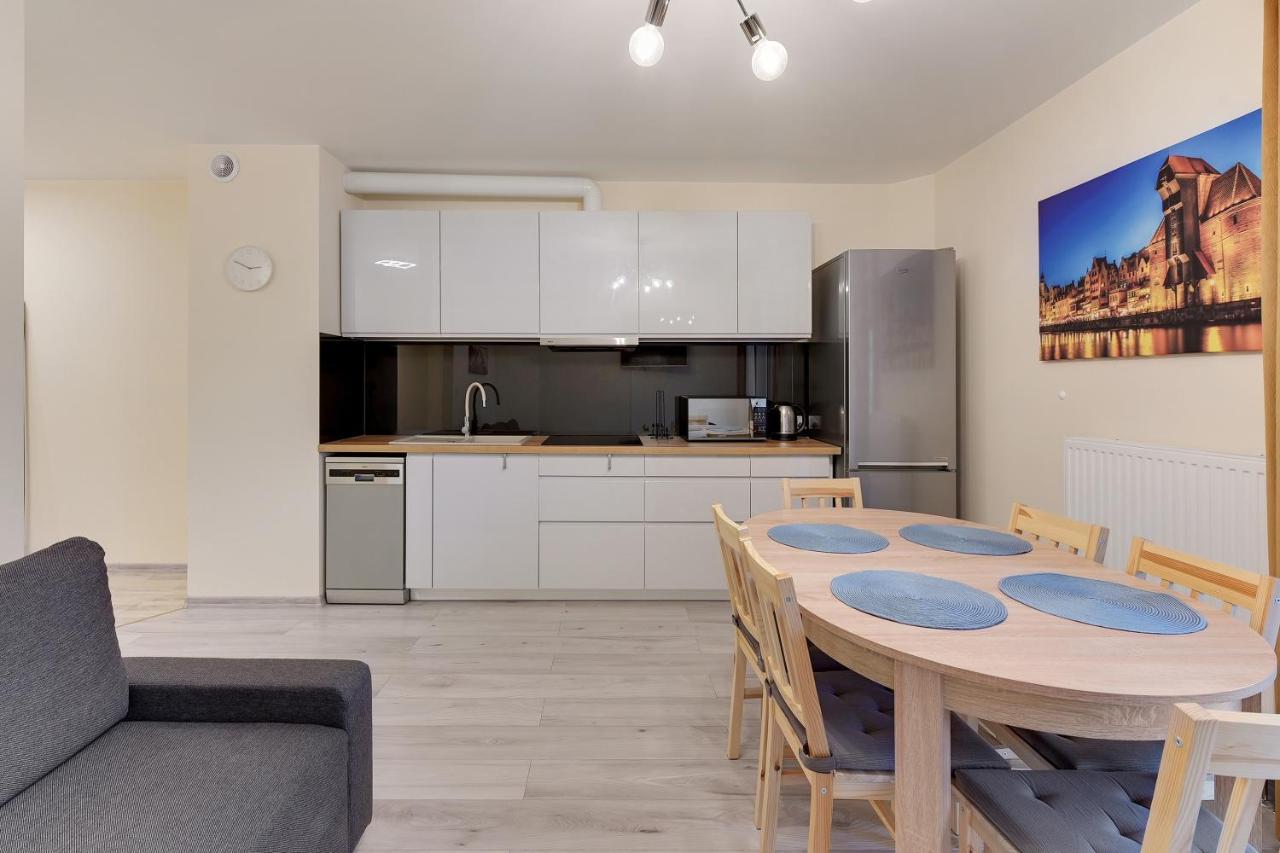 Gdansk Centrum - Apartament 3 - Pokojowy Z Duzym Tarasem Екстериор снимка
