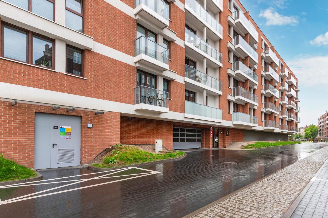Gdansk Centrum - Apartament 3 - Pokojowy Z Duzym Tarasem Екстериор снимка
