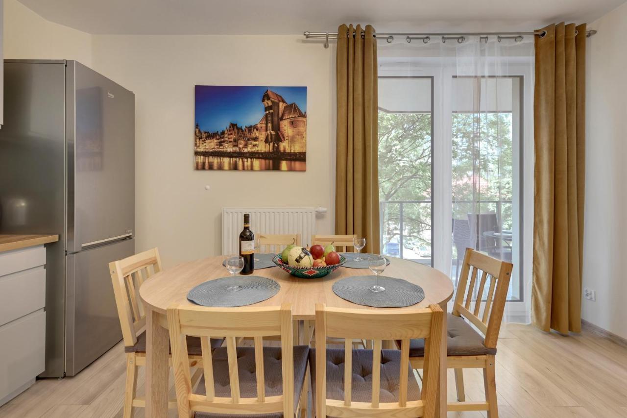 Gdansk Centrum - Apartament 3 - Pokojowy Z Duzym Tarasem Екстериор снимка